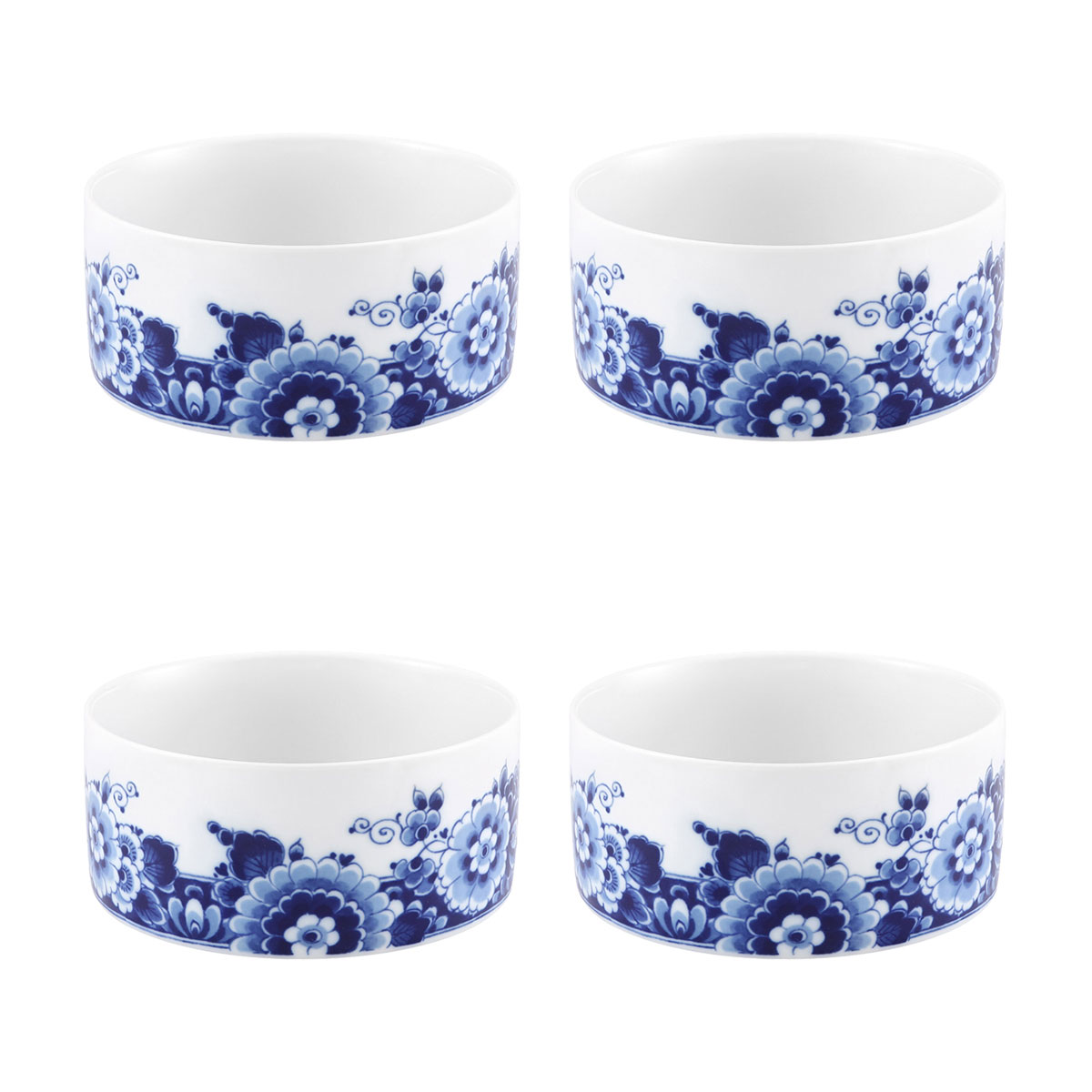 Vista Alegre Porcelain Blue Ming Cereal Bowl, Set of 4