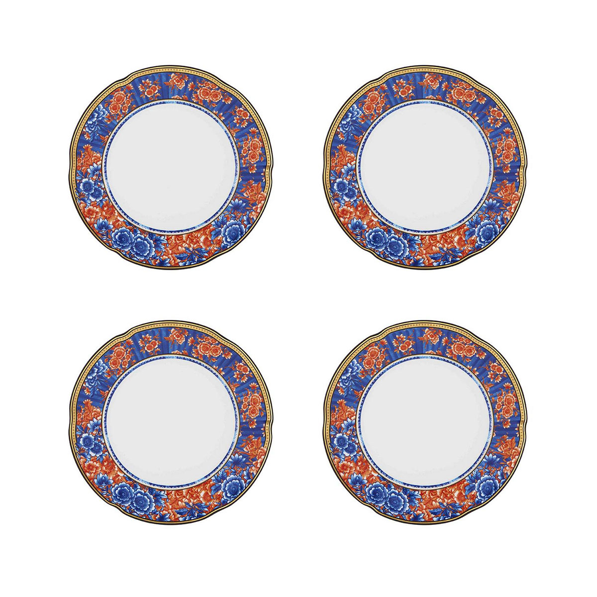 Vista Alegre Porcelain Cannaregio Dinner Plate, Set of 4