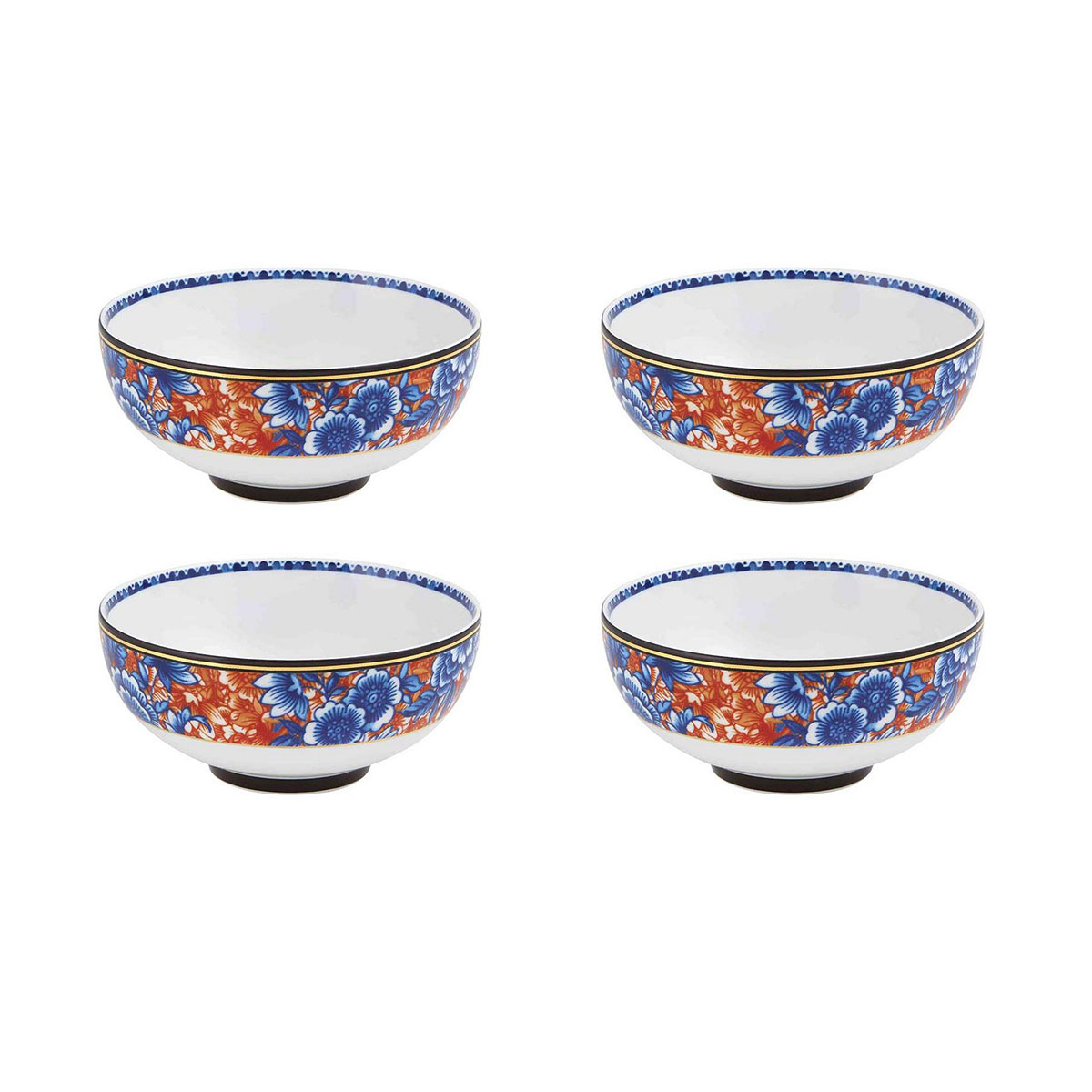 Vista Alegre Porcelain Cannaregio Soup Bowl, Set of 4