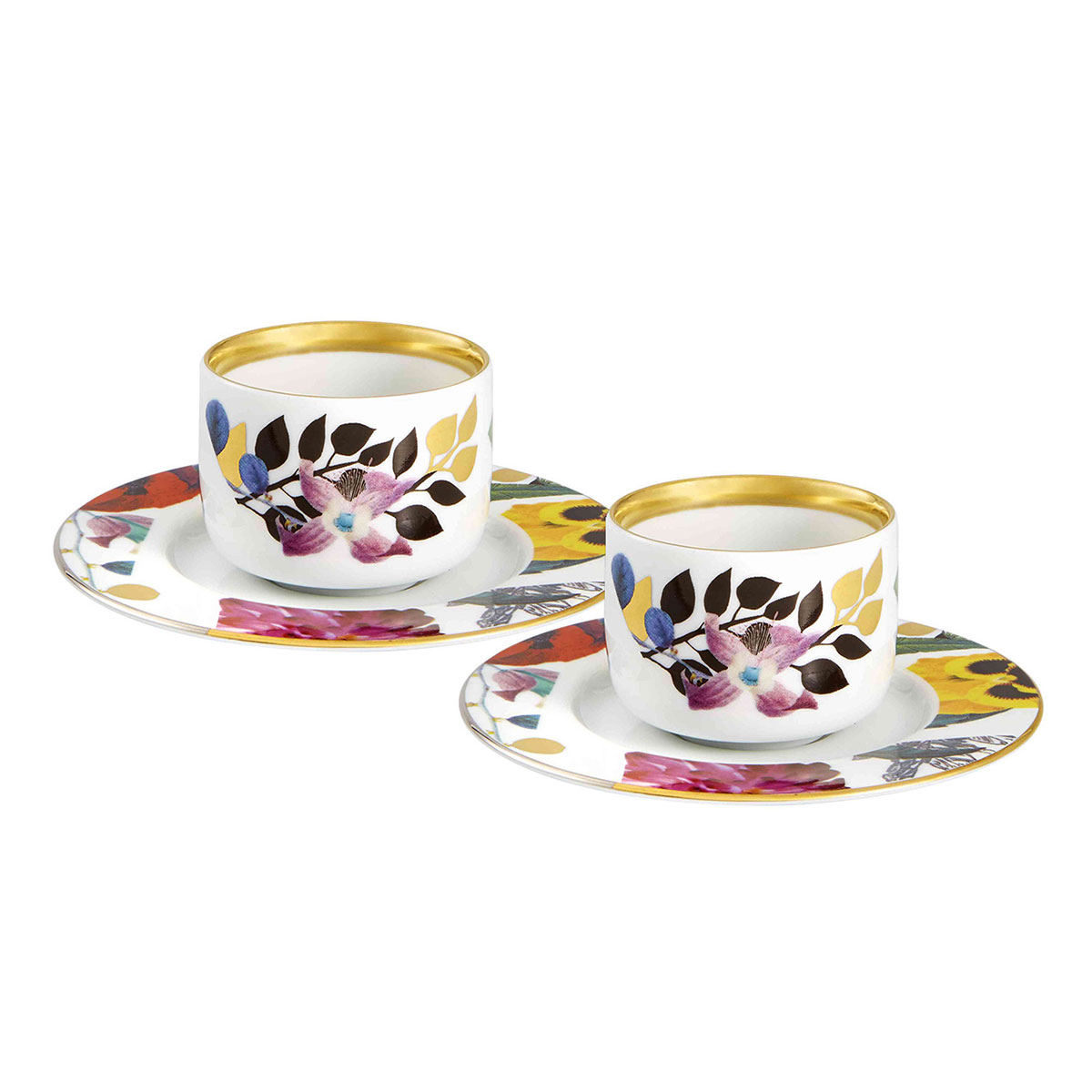 Vista Alegre Porcelain Christian Lacroix - Primavera Set 2 Coffee Cups ...