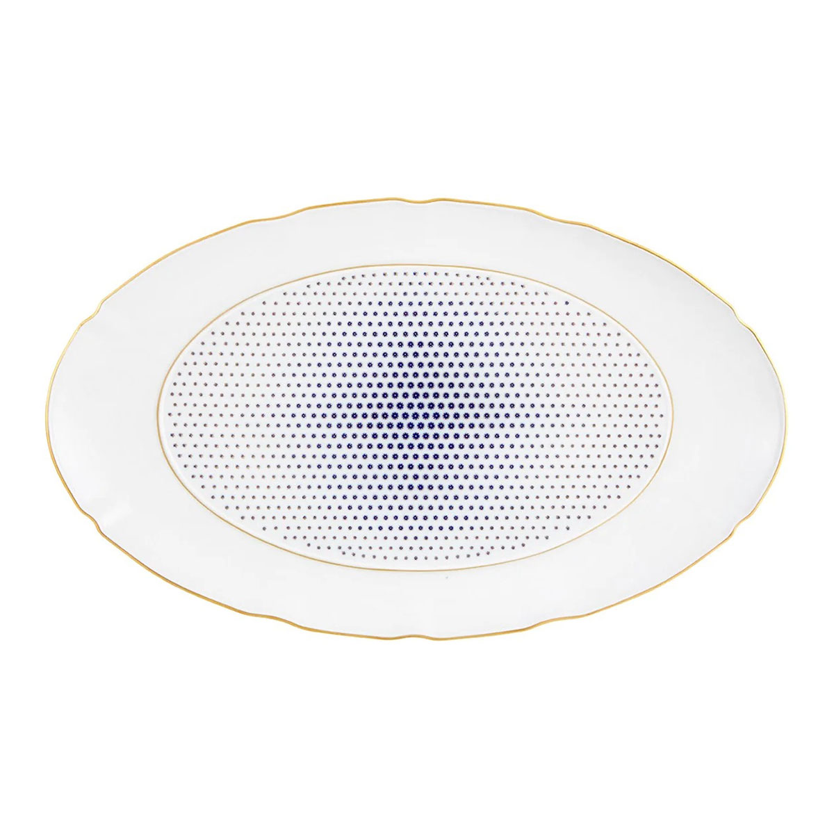 Vista Alegre Porcelain Constellation D'Or Large Oval Platter