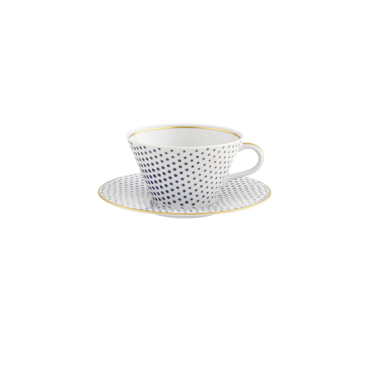Vista Alegre Porcelain Constellation D'Or Tea Cup and Saucer
