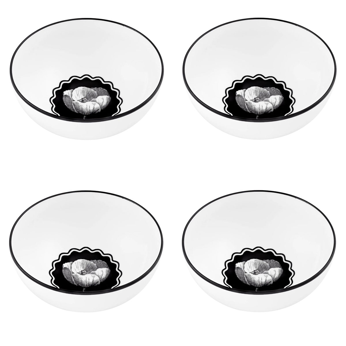 Vista Alegre Porcelain Christian Lacroix - Herbariae Soup Bowl, Set of 4