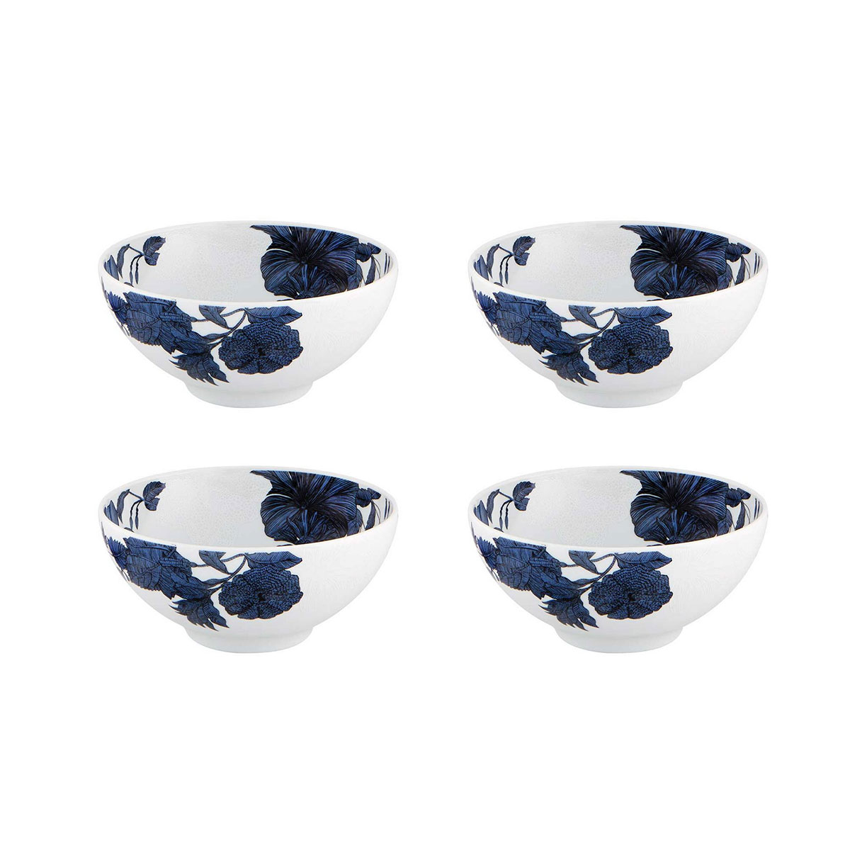 Vista Alegre Porcelain Duality Cereal Bowl, Set of 4