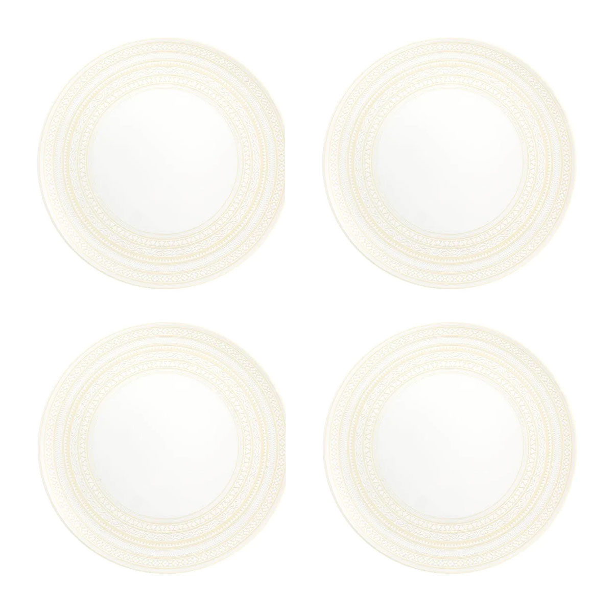 Vista Alegre Porcelain Ivory Dinner Plate, Set of 4
