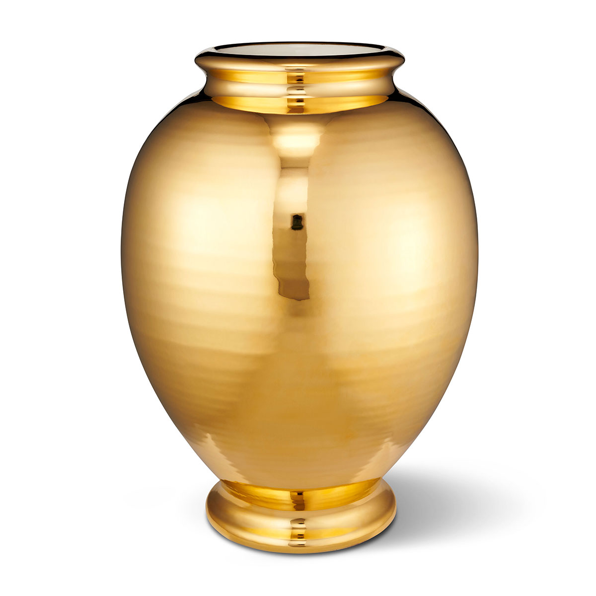 Aerin Siena Large Vase, Gold