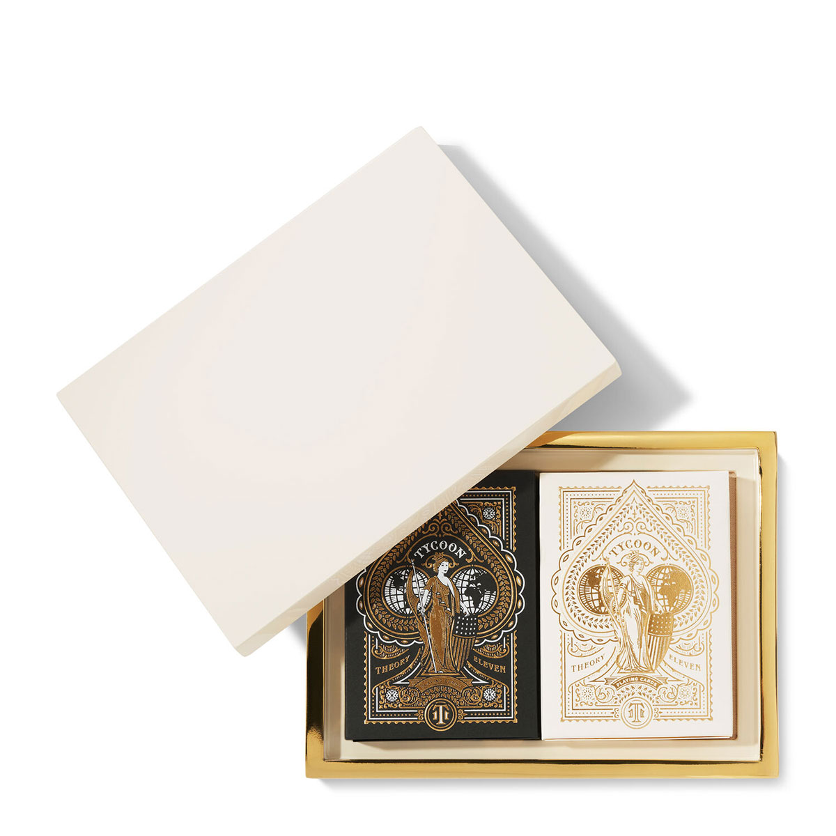 Aerin Piero Lacquer Card Set, Cream
