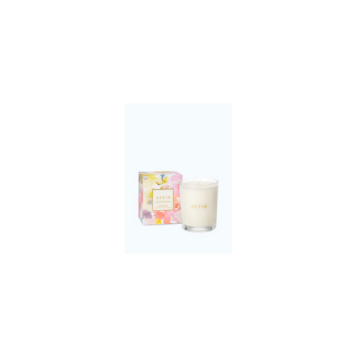 Aerin Monserrate Rose Single Wick Candle in Gift Box