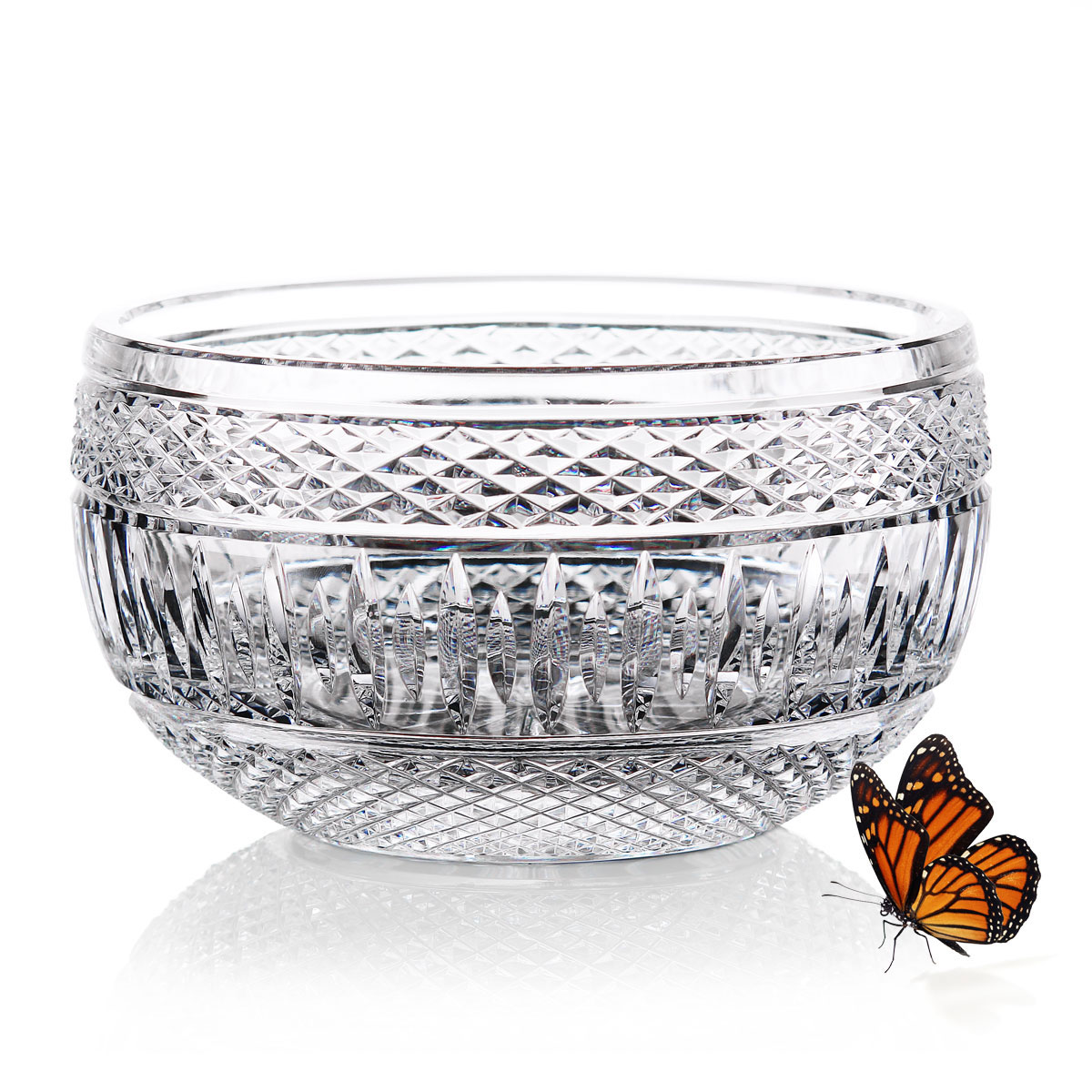 Cashs Ireland Art Collection Cooper Classic 8" Crystal Bowl