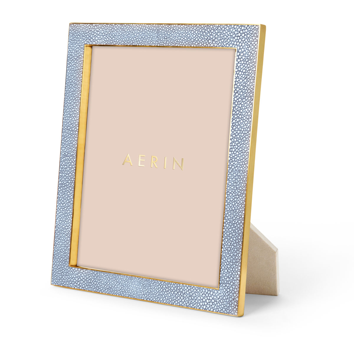 Aerin Classic Shagreen Frame, Blue 8x10"