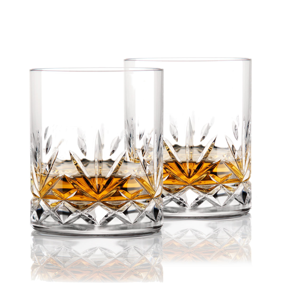 Cashs Ireland Annestown Irish Whiskey DOF Glass, Pair