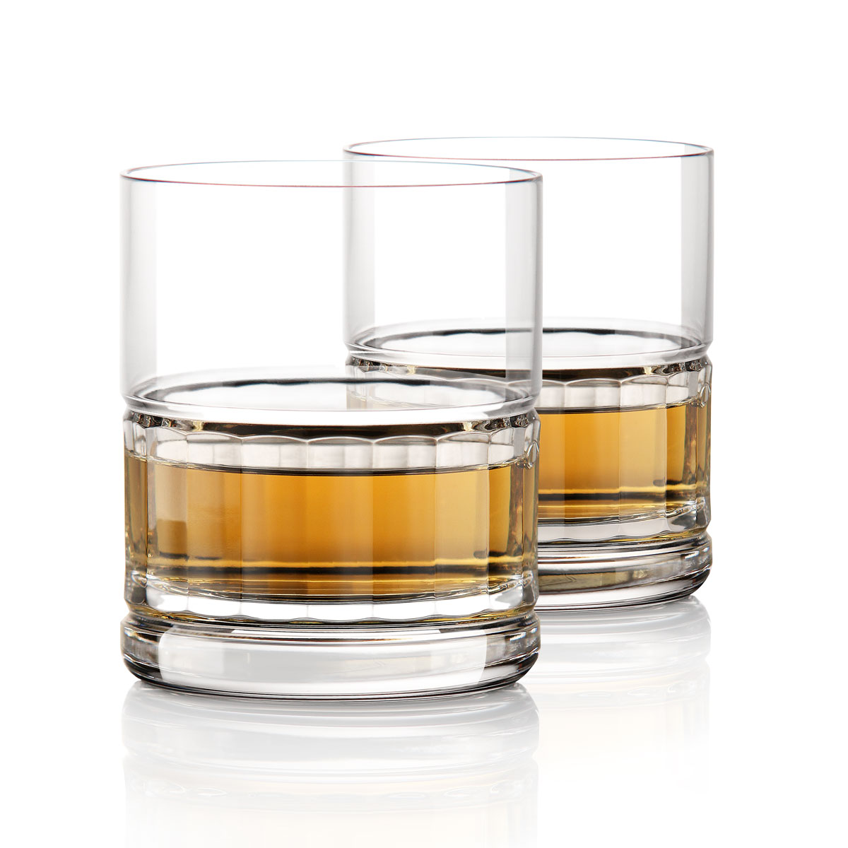 Cashs Ireland Dunloe Irish Whiskey DOF Glass, Pair