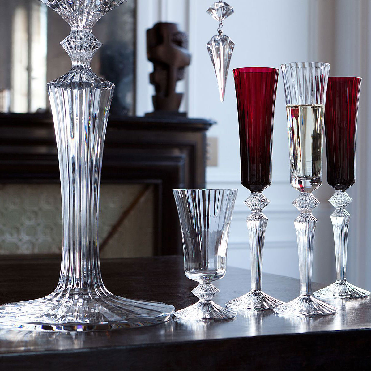 Baccarat Mille Nuits Candleholders, Pair | Crystal Classics