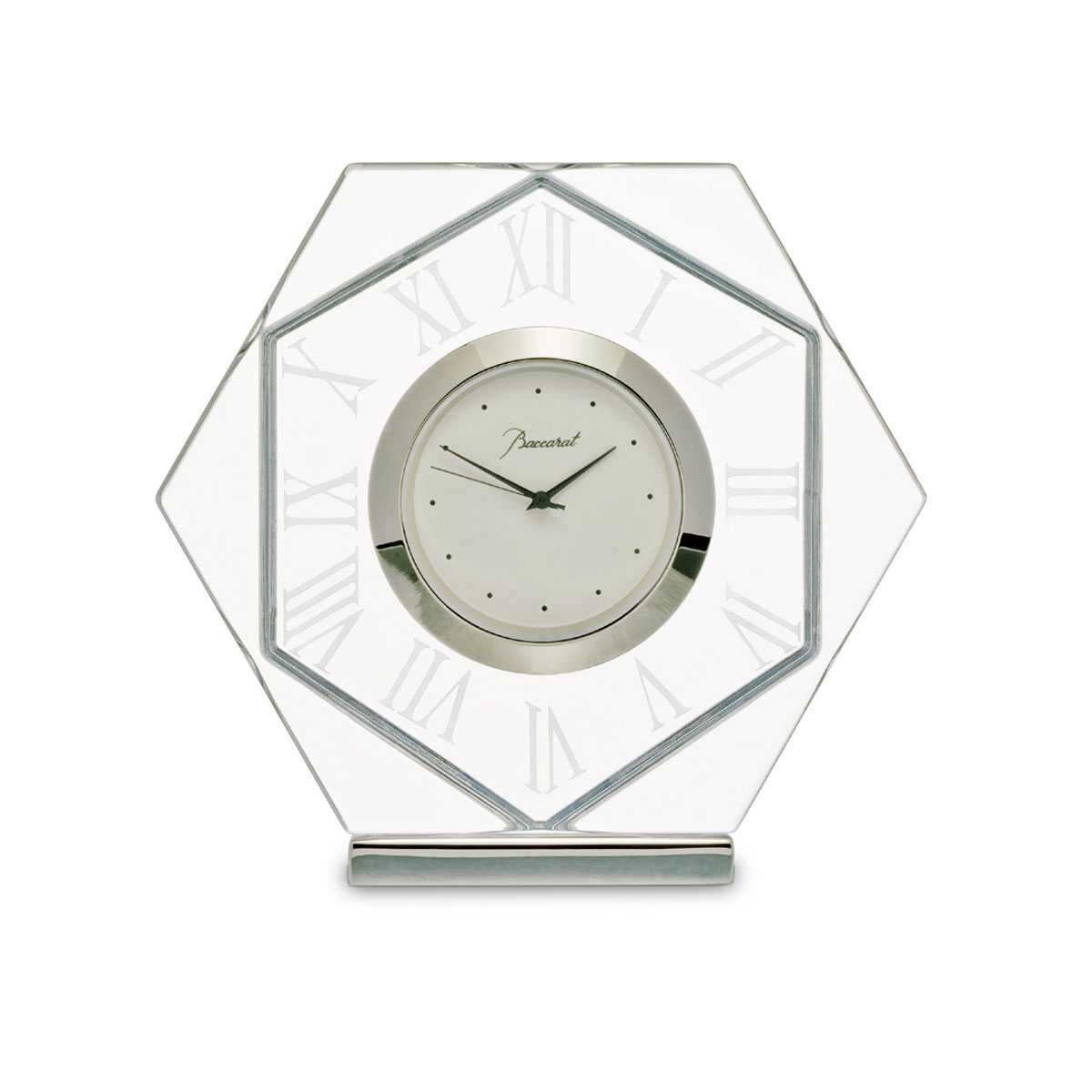 Baccarat Crystal, Harcourt Abysse Clock, Large