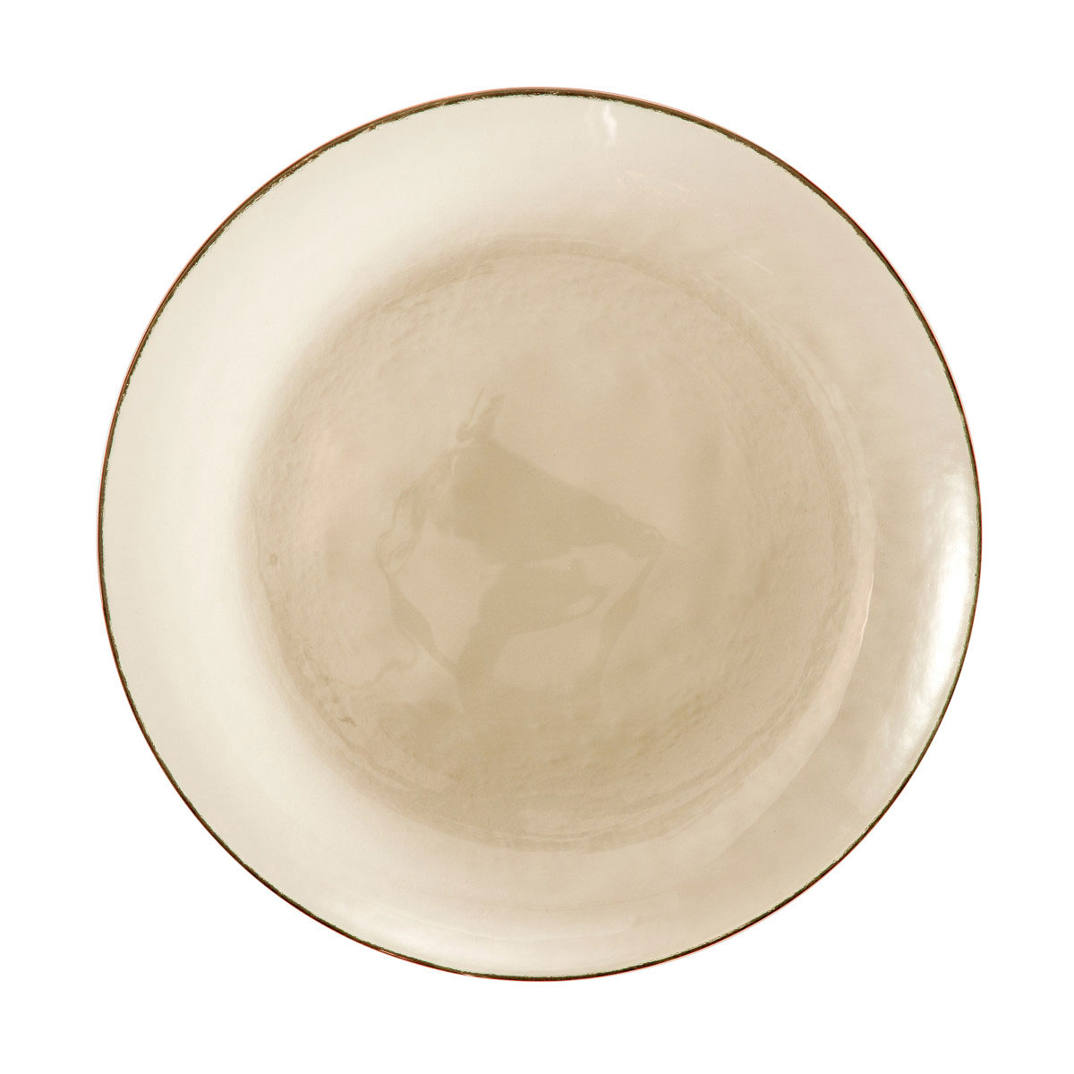 Fortessa Glass Los Cabos Ginger Root Dinner Plate, Single