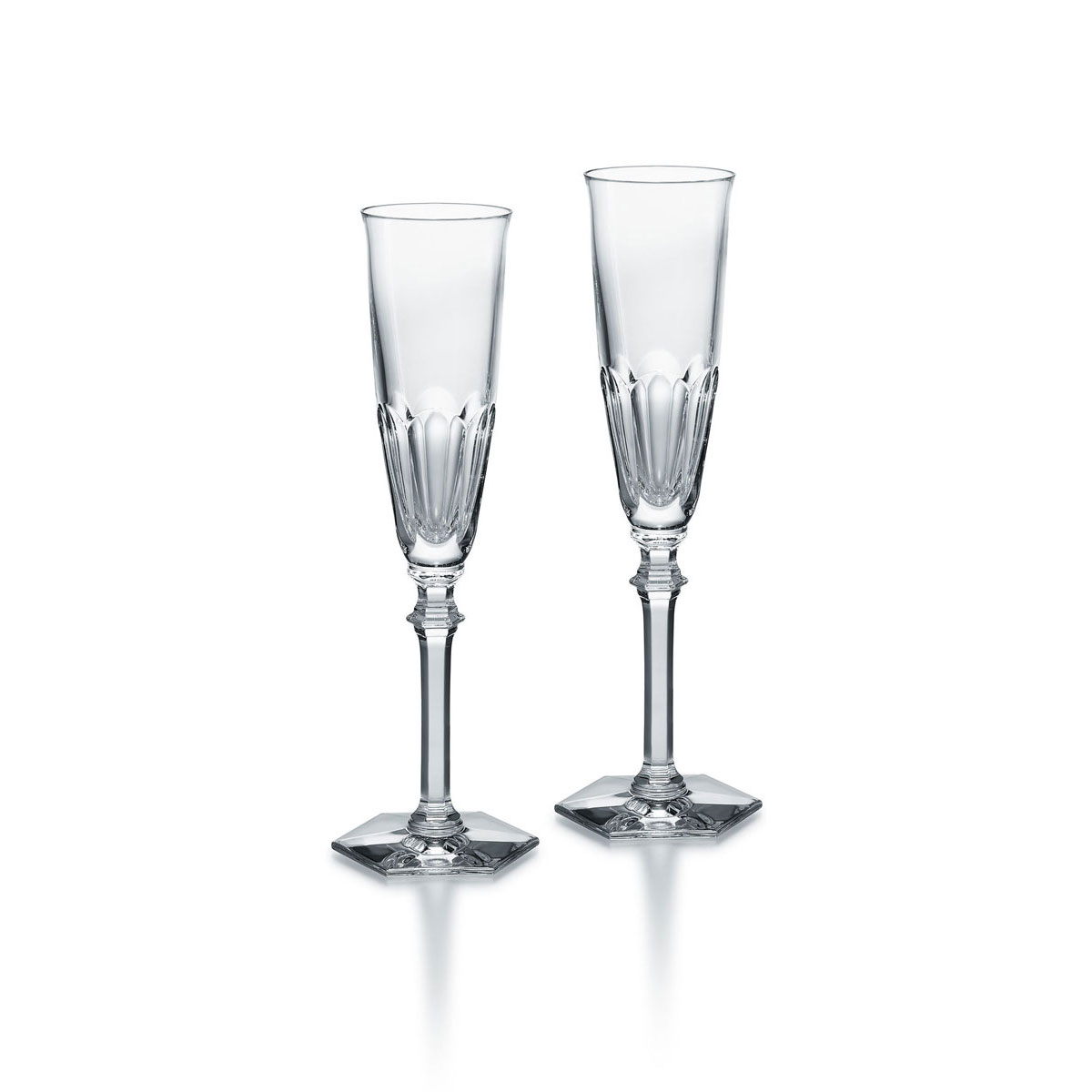 Baccarat Crystal, Harcourt Eve Champagne Toasting Crystal Flute, Pair