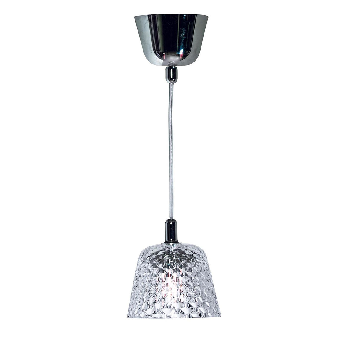 Baccarat Crystal, Candy Small Ceiling Crystal Lamp Chrome