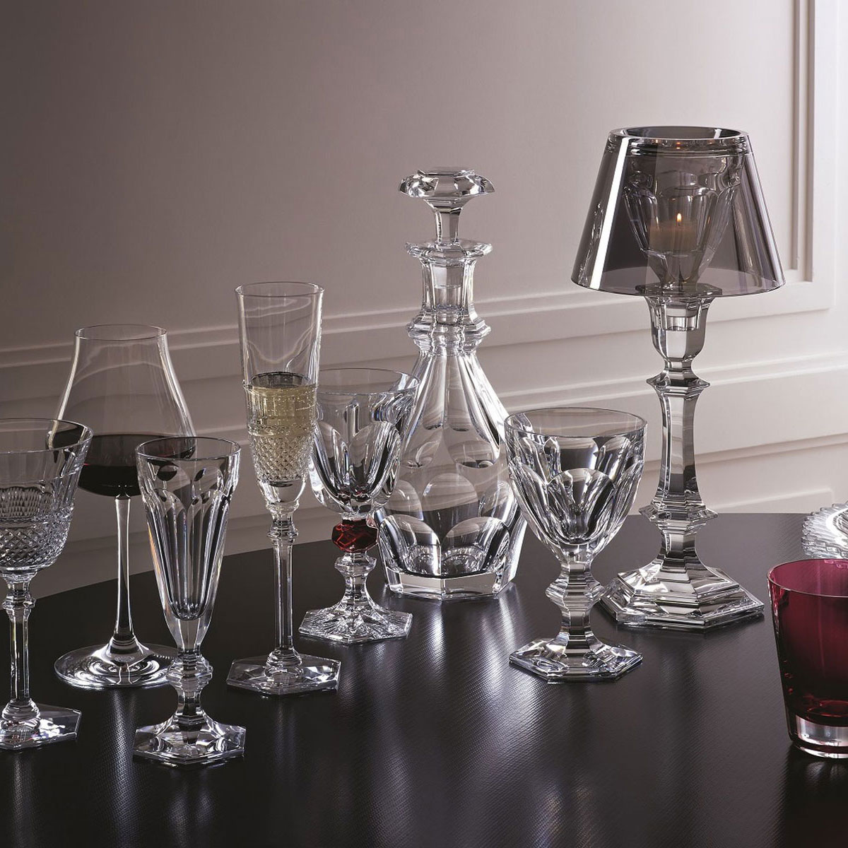 Baccarat Crystal, Diamant Euro Crystal White Wine No. 4 Glass
