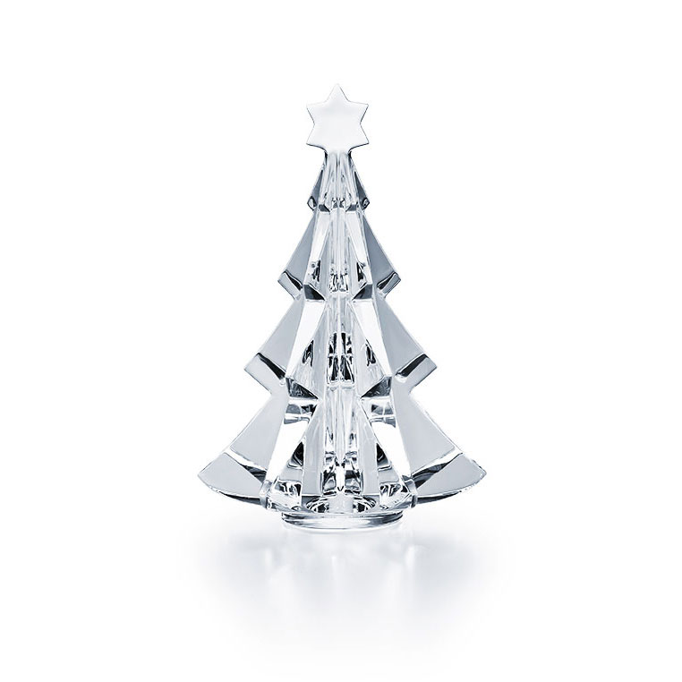 Baccarat Crystal, 2017 Meribel Fir Tree Crystal Sculpture, Clear