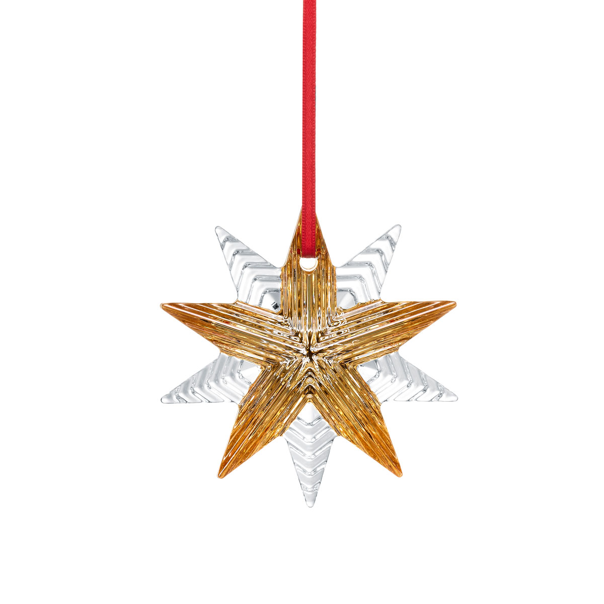 Baccarat 2021 Annual Christmas Ornament, 20k Gold and Clear
