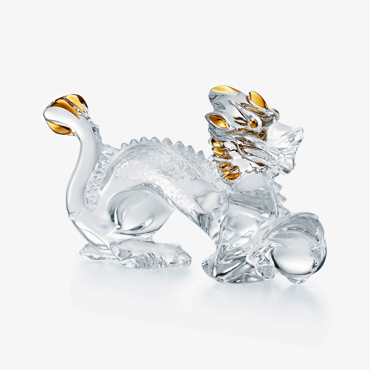 Baccarat 2024 Zodiac Dragon, Clear and Gold
