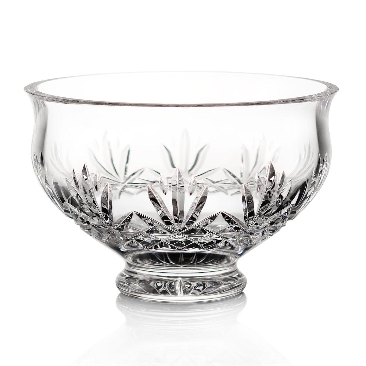 Cashs Ireland Annestown Footed 8" Crystal Bowl