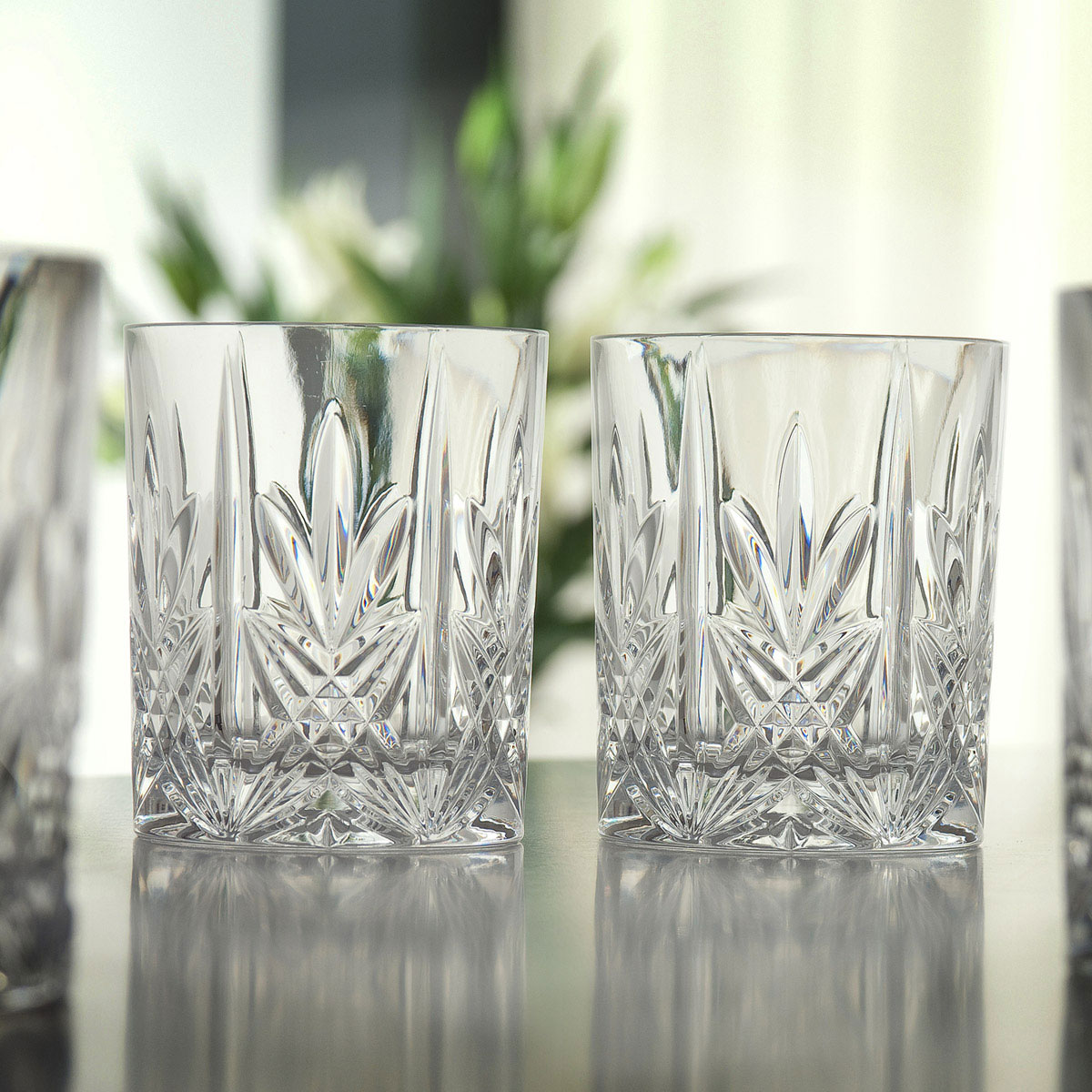 Galway Crystal Abbey DOF, Set of Four