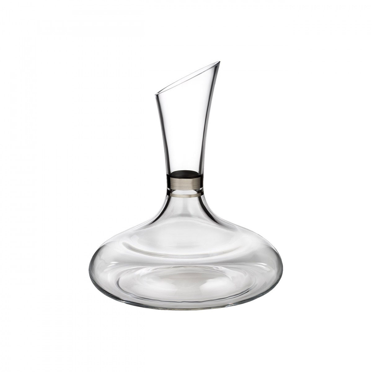 Waterford Crystal, Elegance Wine Carafe Decanter With Platinum Band