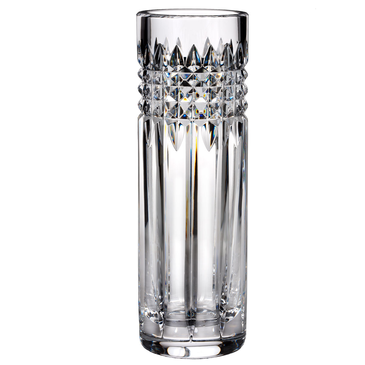 Waterford Crystal, Jeff Leatham Fleurology Tina 9" Clear Bud Crystal Vase
