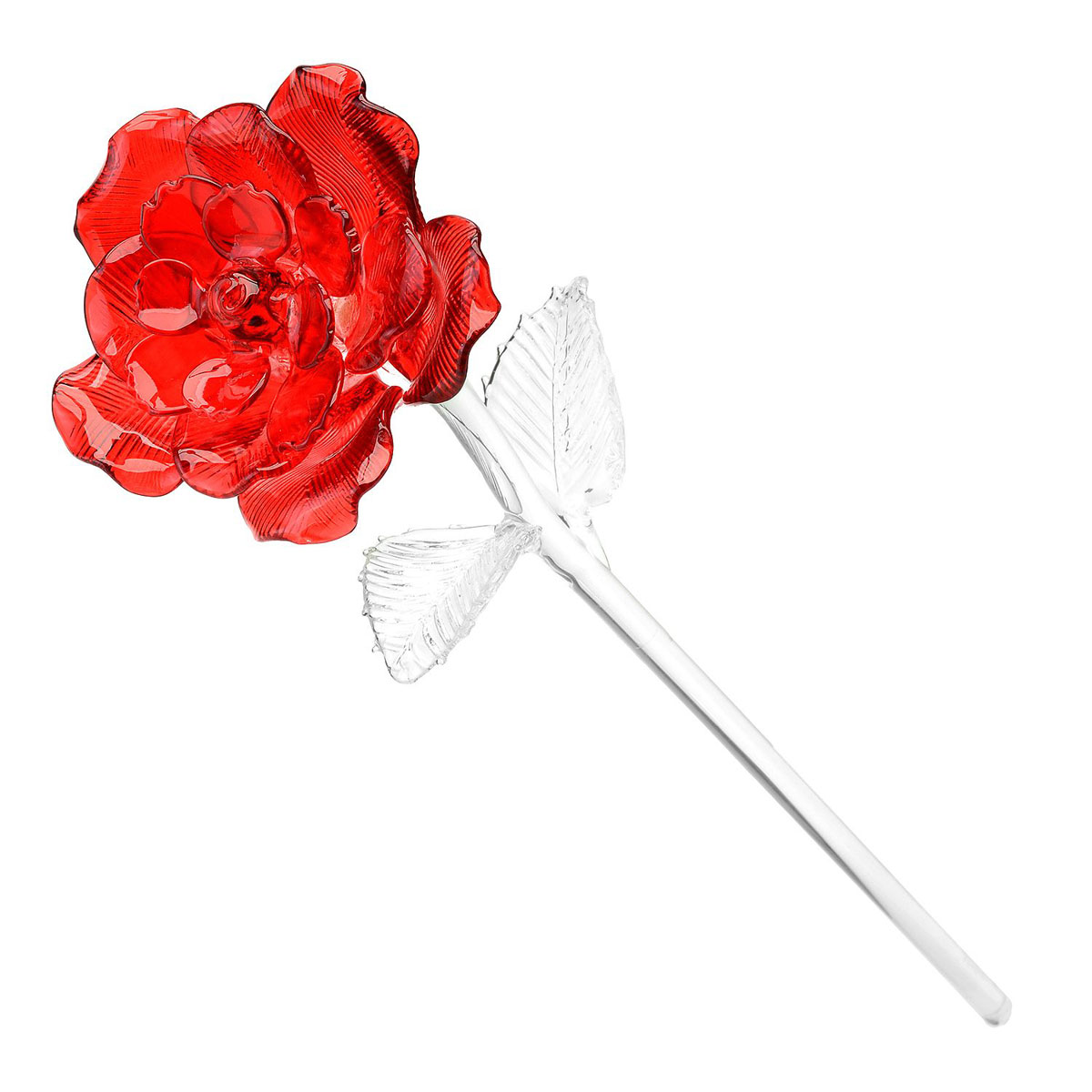 Waterford Crystal, Fleurology Flower Irish Rose, Red