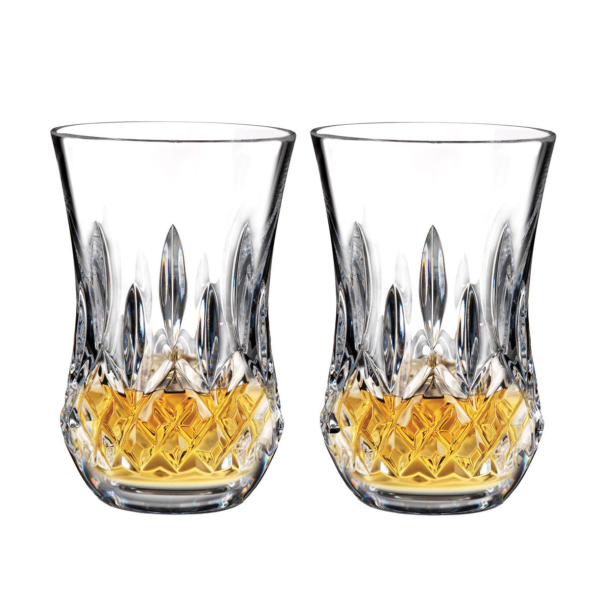 Waterford Crystal, Lismore Flared Sipping Whiskey Tumbler, Pair