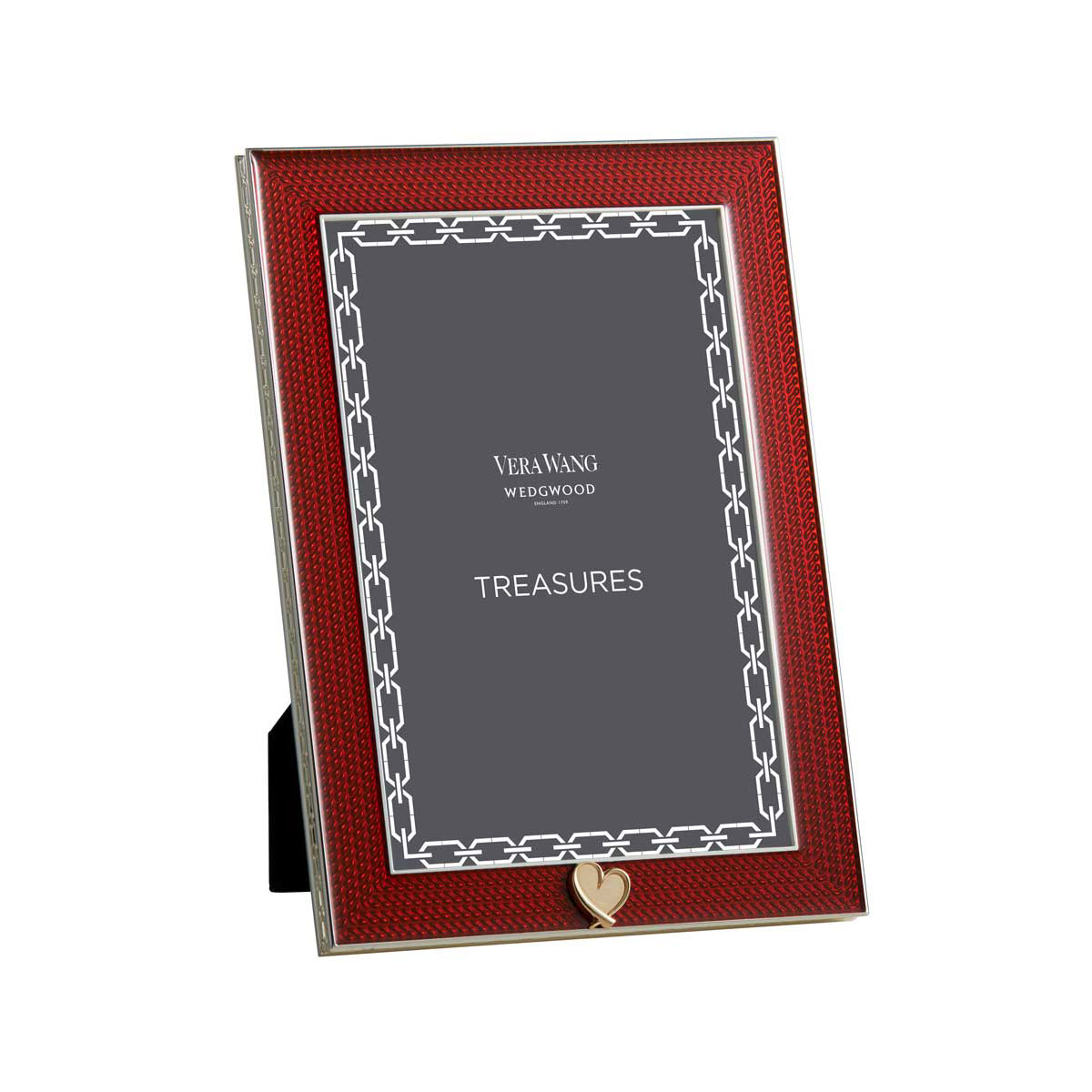 Vera Wang Wedgwood Treasures With Love Red Heart 4x6" Frame