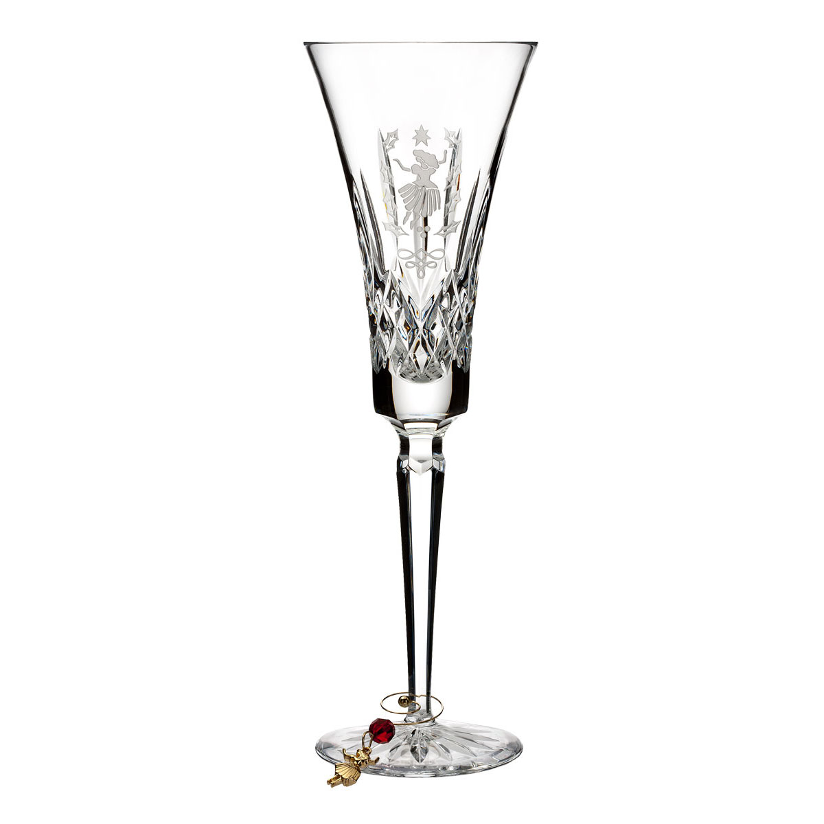 Waterford Crystal 12 Days Collection Lismore Nine Ladies Flute, Single