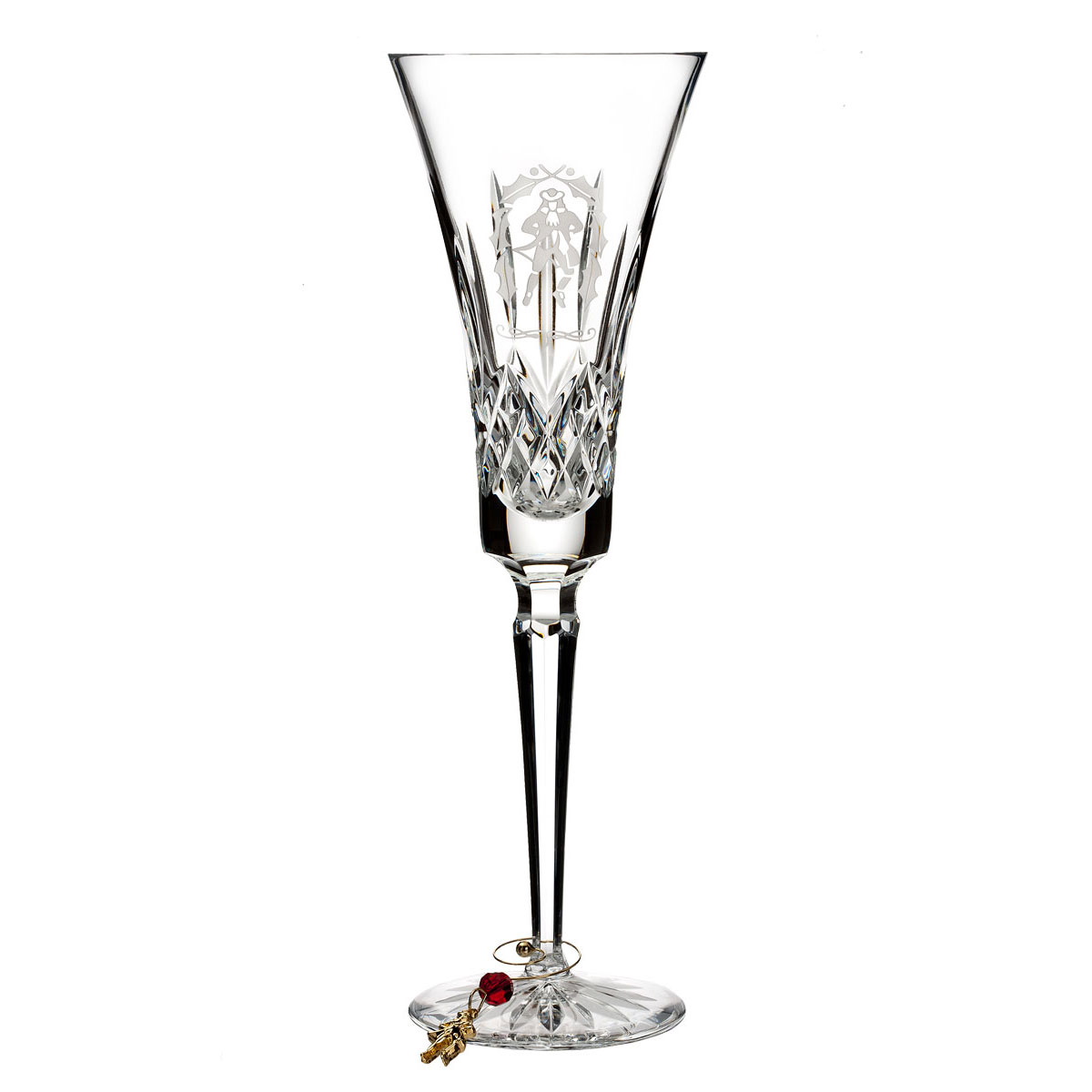 Waterford Crystal 2018 12 Days Collection Lismore Ten Lords Flute, Single