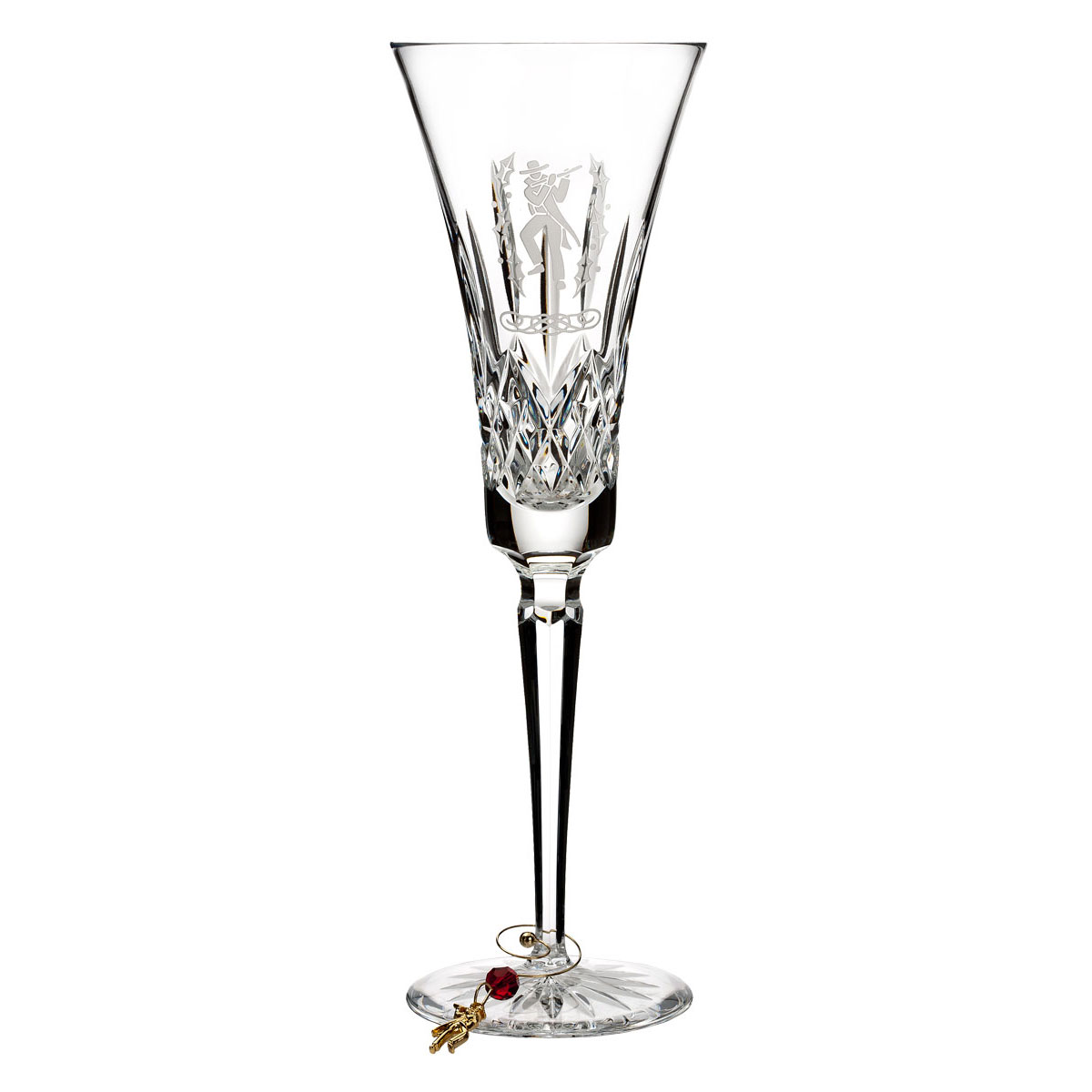 Waterford Crystal 2018 12 Days Collection Lismore Eleven Pipers Toasting Flute, Single