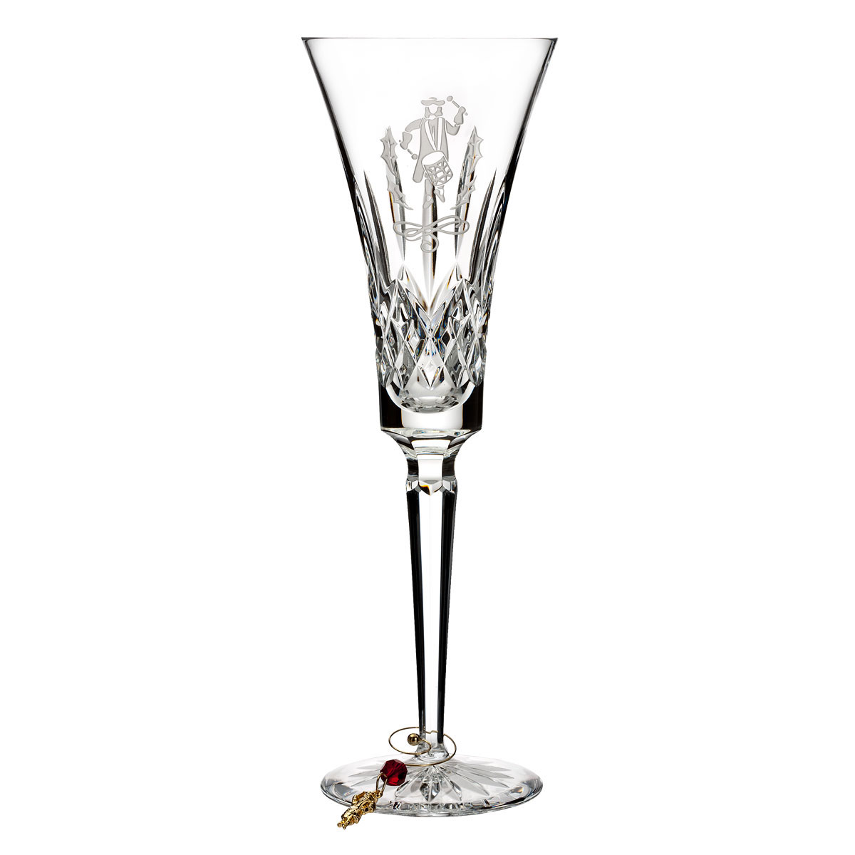 Waterford Crystal 2018 12 Days Collection Lismore Twelve Drummers Flute, Single