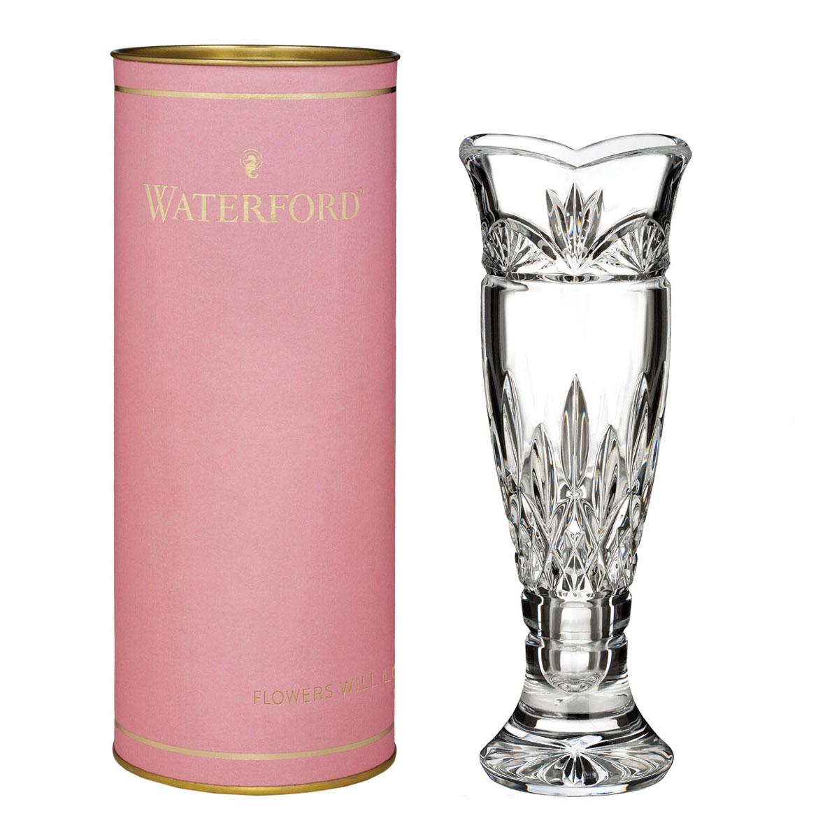 Waterford Crystal, Giftology Lismore 8" Bud Crystal Vase