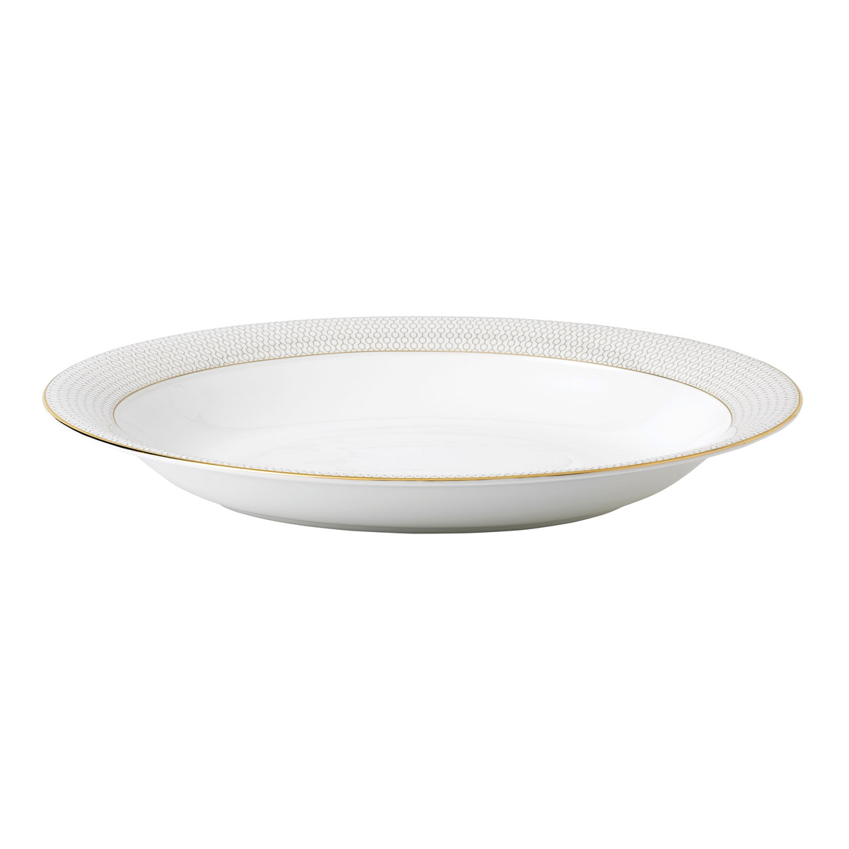 Wedgwood Arris Gold Oval Serving Bowl