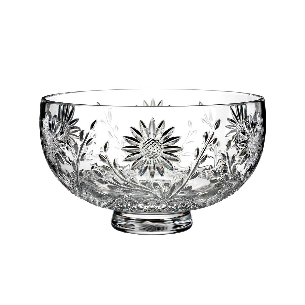 Waterford Crystal, House of Waterford Sunflower 10" Crystal Bowl