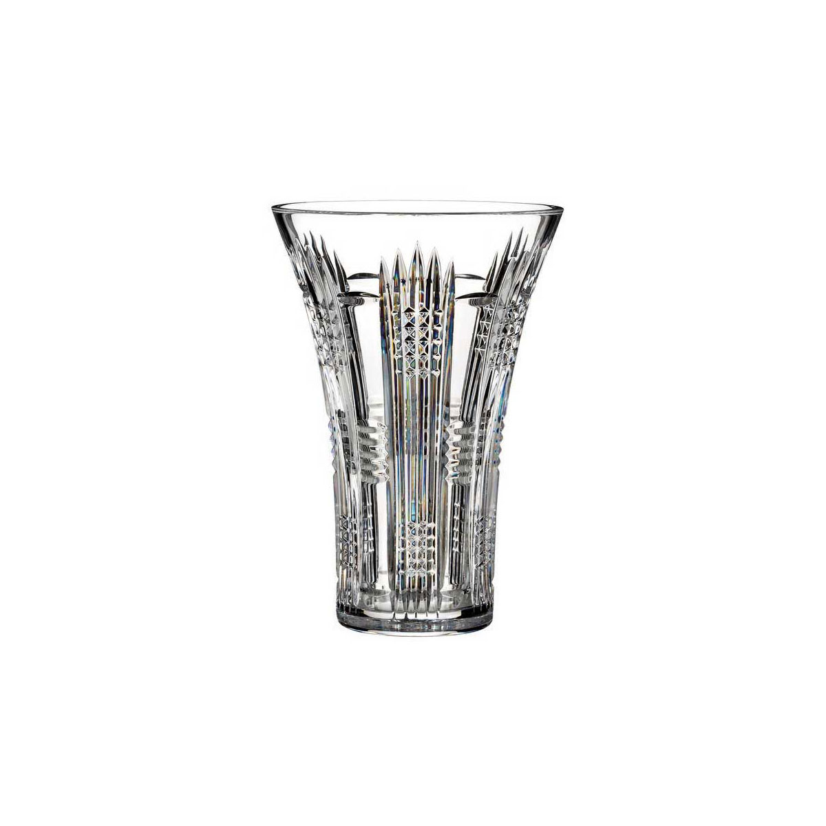 Waterford Crystal, House of Waterford Dungarvan 8" Crystal Vase