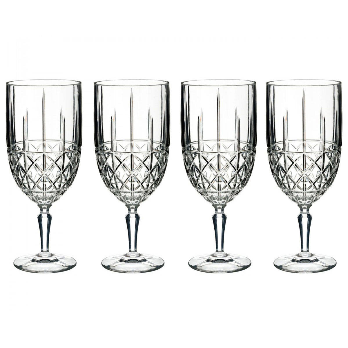 Marquis by Waterford Crystal, Brady Crystal Iced Beverage, Set of Four