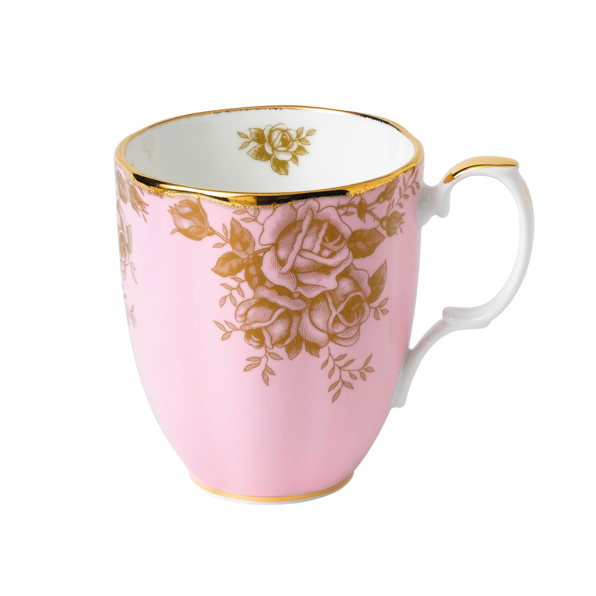 Royal Albert 100 Years 1960 Golden Rose Mug, Single