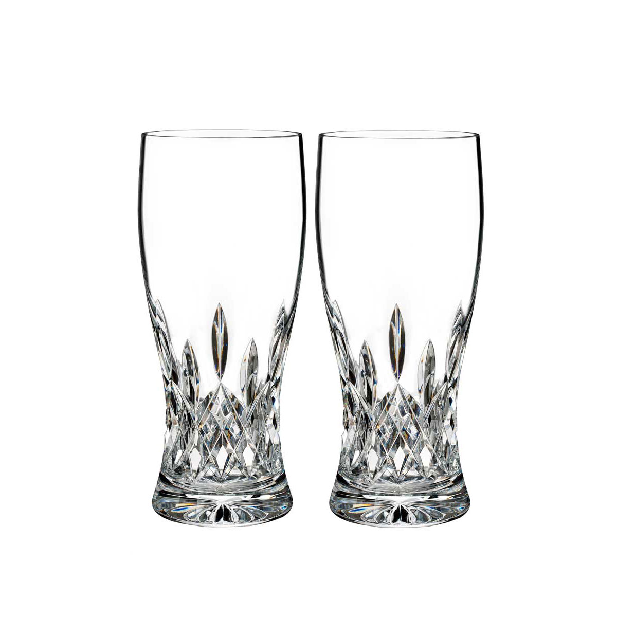 Waterford Crystal, Lismore Pint Beer Glass, Pair