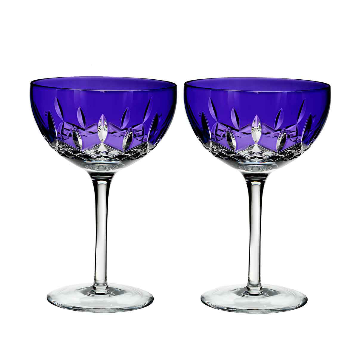 Waterford Crystal, Lismore Pops Purple Cocktail, Pair