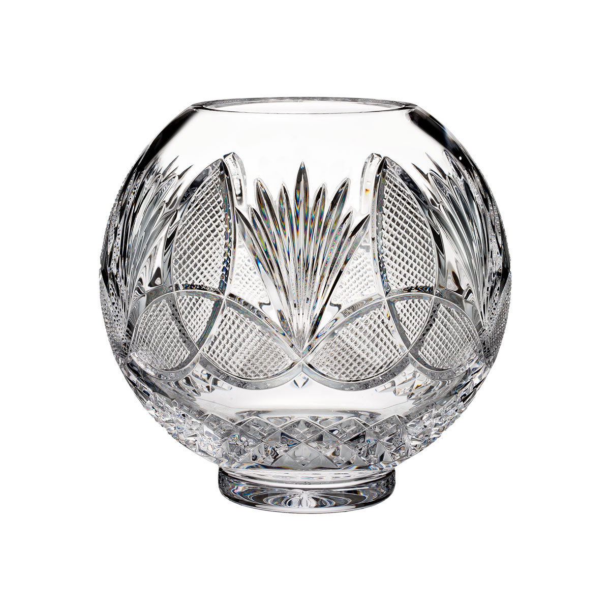 Waterford Crystal, House of Waterford With Love From Ireland 8" Crystal Rose Bowl