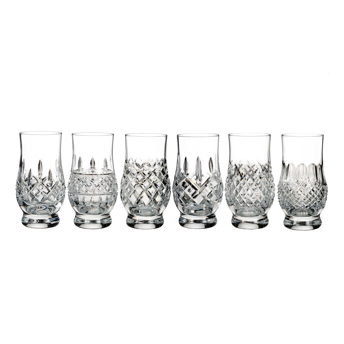 Waterford Crystal, Lismore Connoisseur Heritage Footed Tasting Tumbler, Set of Six