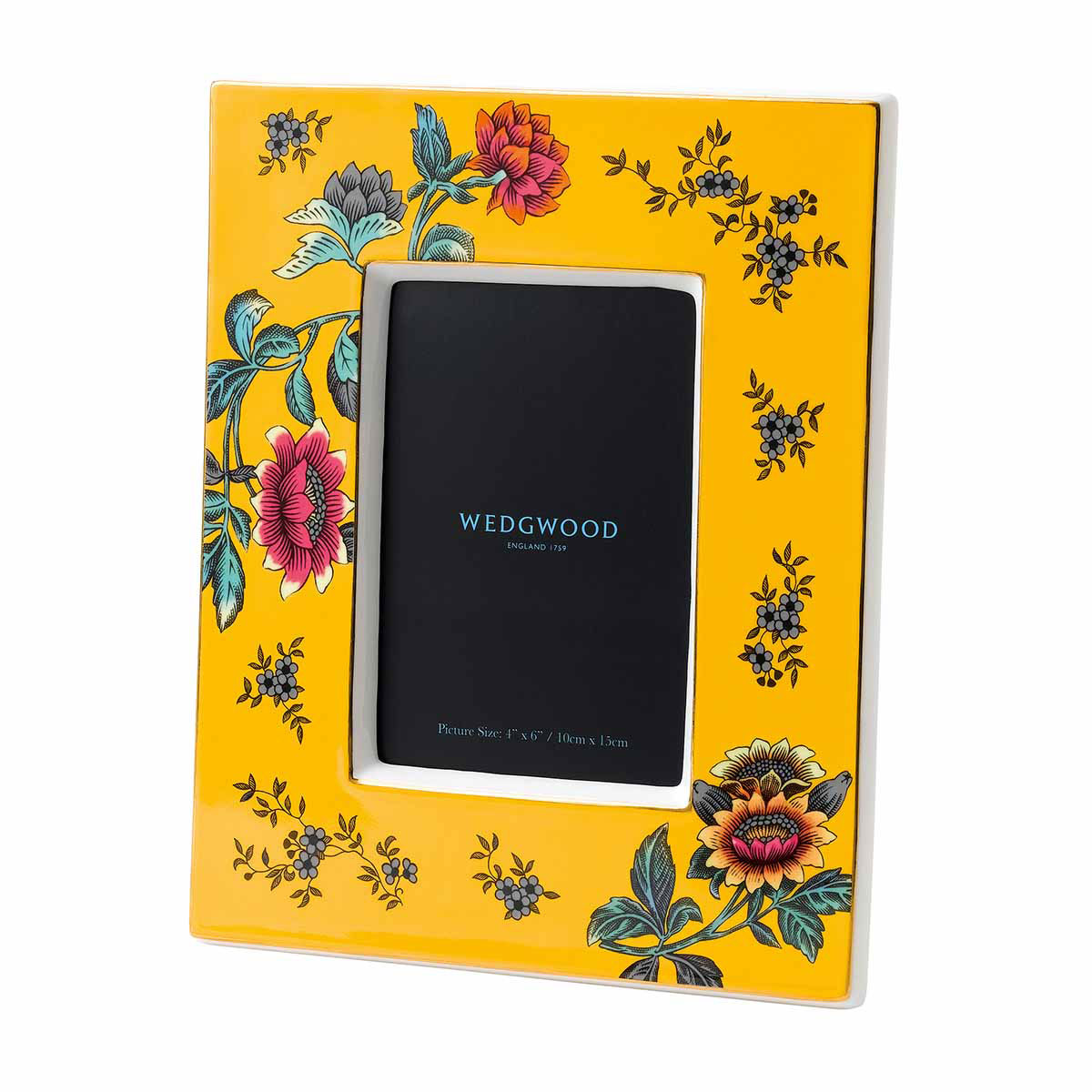 Wedgwood Wonderlust Yellow Tonquin 4x6 Picture Frame