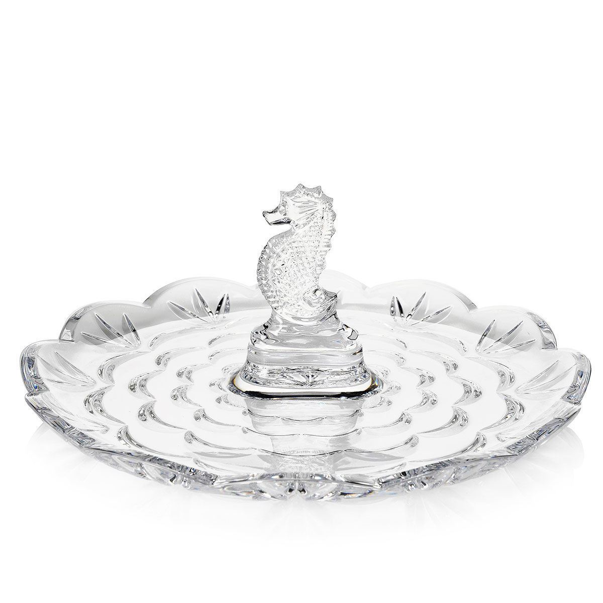 Waterford Crystal Seahorse 9" Server Tray
