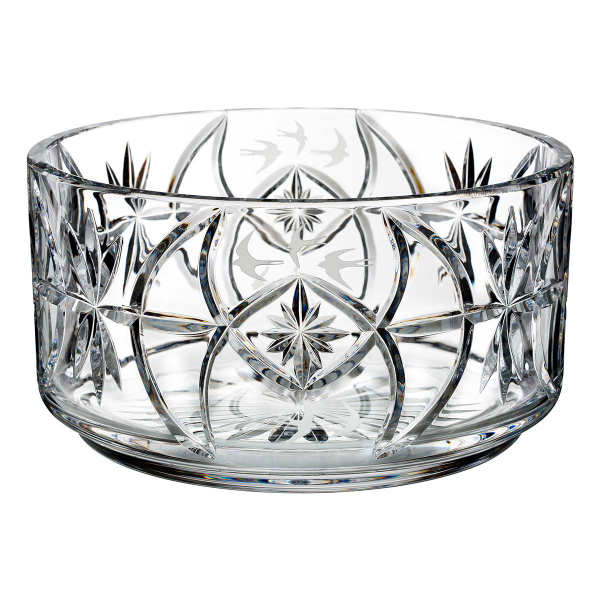 Waterford Crystal, House of Waterford Tom Cooke Swallow 10" Crystal Bowl, Limited Edition of 400