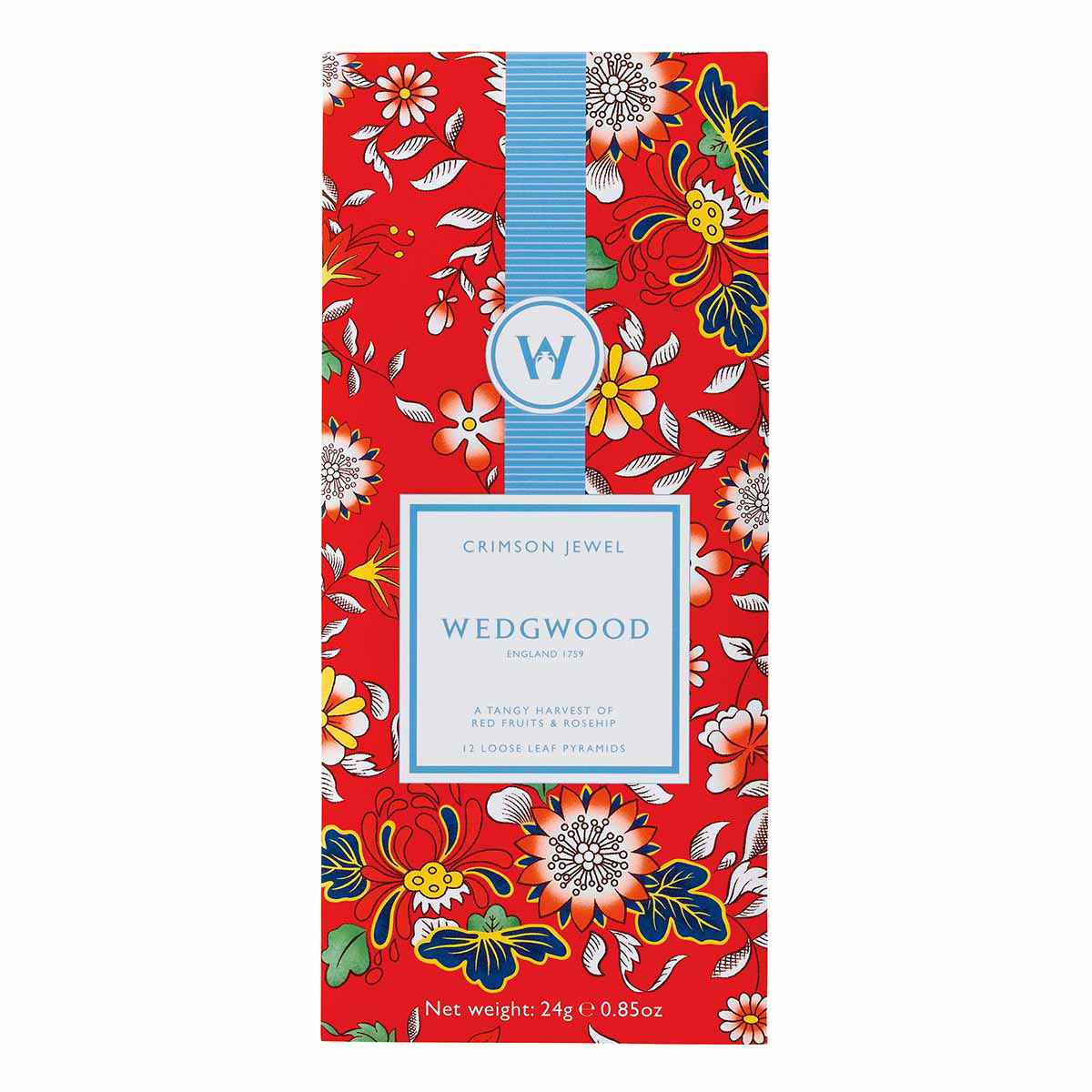 Wedgwood Wonderlust Crimson Jewel Fruit Infusion Tea, Box Set of 12